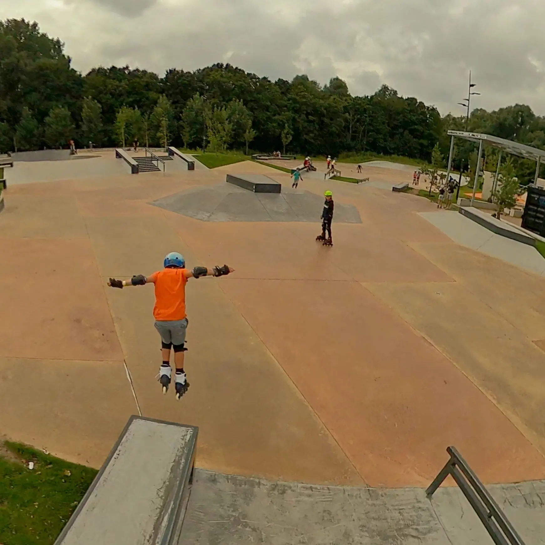 Rollerman's wekelijkse trainingen